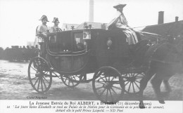 FAMILLES ROYALES - La Joyeuse Entrée Du Roi Albert à Bruxelles - 23 Décembre 1909 - Carte Postale Ancienne - Königshäuser