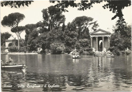 H3752 Roma - Villa Borghese - Il Laghetto - Panorama - Barche Boats Bateaux / Viaggiata 1965 - Parques & Jardines