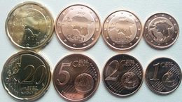 Eurocoins < Estonia > 1+2+5+20 Cents 2017 UNC - Estonie