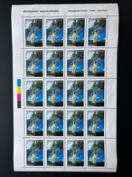 Madagascar Madagaskar 2021 / 2022 Mi. 2725 Sheet Ravinala Arbre Tree Baum Flore Flora Surchargé Aufdruck Overprint - Arbres