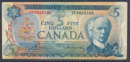 °°° CANADA 5 DOLLARS 1972 °°° - Kanada
