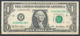 °°° USA 1 DOLLAR 2001 H °°° - Biljetten Van De  Federal Reserve (1928-...)