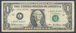 °°° USA 1 DOLLAR 2001 L °°° - Federal Reserve Notes (1928-...)