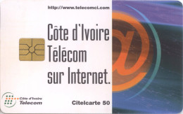 IVORY-COAST : CIT-0029A  50 Cote D'Ivoire Telecom Sur Internet ( Batch: 0001165112) USED - Costa De Marfil