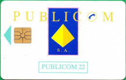 IVORY-COAST : PUB-0006 Logo 22 ( Batch: 0000520677) USED - Costa De Marfil
