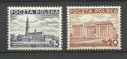 POLEN Poland 1937 Michel 315 & 318 MNH - Unused Stamps