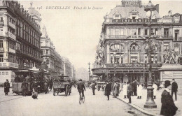 BELGIQUE - Bruxelles - Place De La Bourse - Carte Postale Ancienne - Plazas