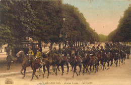 BELGIQUE - Bruxelles - Avenue Louise - Les Guides - Carte Postale Ancienne - Lanen, Boulevards