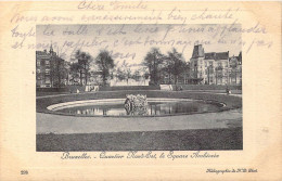 BELGIQUE - Bruxelles - Quartier Nord-Ouest, Le Square Ambiorix - Carte Postale Ancienne - Plazas