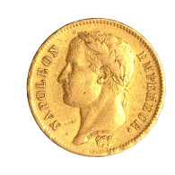 Premier Empire - 40 Francs Napoléon Ier Tête Laurée - 1811 Paris - 40 Francs (oro)