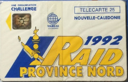 NEW CALEDONIA : NC-P0001  25 Raid Province Nord 92 ( Batch: IN FOLDER) MINT - Nouvelle-Calédonie