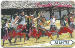 NEW CALEDONIA : NC-053  25 Groupe De Danse FAIVA ( Batch: 00168) USED - Nouvelle-Calédonie