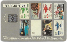 NEW CALEDONIA : NC-010A  25 Patchwork 05/94 ( Batch: C45100808) USED - Nueva Caledonia