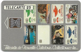 NEW CALEDONIA : NC-010  25 Patchwork 11/93 ( Batch: C38042912) USED - Nouvelle-Calédonie