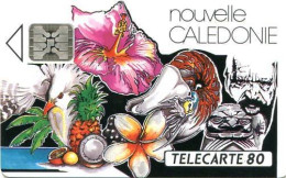 NEW CALEDONIA : NC-007  80 Mozaique ( Batch: 43991) USED - Nouvelle-Calédonie