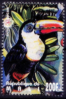 Mali 1995 MNH, Birds, Cuvier's Toucan (Ramphastos Cuvieri) - Koekoeken En Toerako's