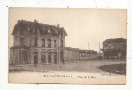 Cp, Chemin De Fer , Place De La Gare , 93, BLANC-MESNIL-DRANCY ,  Vierge ,ed. Breger Frères - Stazioni Senza Treni