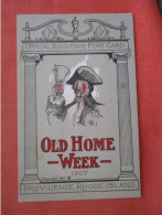 1907 Old Home Week.   Providence Rhode Island > Providence  Ref 6034 - Providence