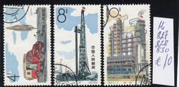 China 1964  Used MI: 827,828,830 - Nuovi