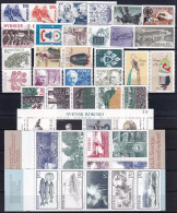 SCHWEDEN 1979 Mi-Nr. 1053-1095 Jahrgang/year Set ** MNH - Años Completos