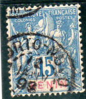 France: Ex Colonies :Bénin Année 1894 N° 38 Oblitéré - Gebraucht