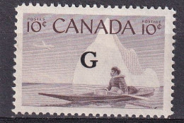 Canada  1955  YT42   Service    * - Overprinted