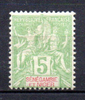Col33 Colonie Sénégambie Et Niger N° 4 Neuf X MH Cote : 8,00€ - Neufs