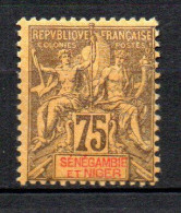 Col33 Colonie Sénégambie Et Niger N° 12 Neuf X MH Cote : 68,00€ - Unused Stamps