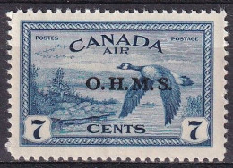 Canada   1950/51   YT14   Service    ** - Aufdrucksausgaben