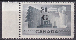 Canada   1953   YT31   Service    ** - Surchargés