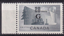 Canada   1953   YT31   Service    ** - Aufdrucksausgaben