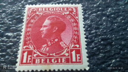 BELÇİKA--1935-40                1FR   .   KİNG LEOPOLD I     UNUSED - 1934-1935 Leopoldo III