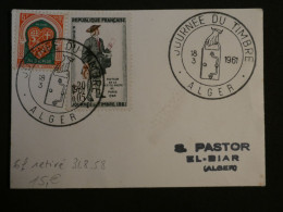 BR7 ALGERIE  BELLE LETTRE  CURIOSITé BINATIONALITé 1961  ALGER   FRANCE + +AFF. PLAISANT + - Brieven En Documenten