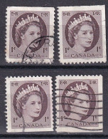 Canada   1954     YT267     Provenant De Carnet   ° - Gebraucht