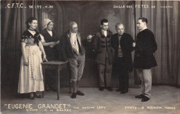 71-MACON-CARTE-PHOTO- C.F.T.C 26 ET 29/11/36- SALLE DES FETES DE MACON- " EUGENIE GRANDET " PAR MAXIME LERY -DE BALZAC - Macon