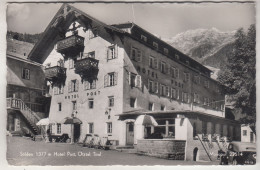 C7595) SÖLDEN - Hotel POST - Ötztal - Tirol - Alte S/W AK 1959 - Sölden