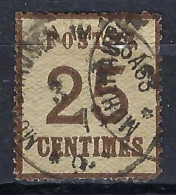 FRANCE Alsace-Lorraine 1871: Le Y&T 7, TB Obl. CAD "Mühlhausen" - Used Stamps