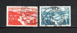 Sarre    1948 .-   Y&T  Nº    9/10   Aéreos - Airmail