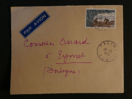 BR7 TOGO  BELLE LETTRE  1956 PETIT BUREAU PALIME A EYMET  FRANCE  +AFF.  PLAISANT + - Cartas & Documentos