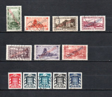 Sarre    1927-49 .-   Y&T  Nº    20/26-27/29-32-34    Servicio - Dienstmarken