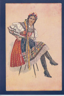 CPA 1 Euro Femme En Pied Illustrateur Femme Woman Art Nouveau Circulé Prix De Départ 1 Euro - 1900-1949
