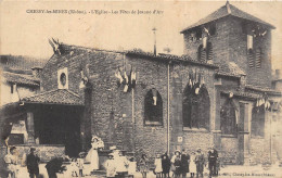 69-CHESSY-LES-MINES- L'EGLISE - LES FÊTES DE JEANNE D'ARC - Other & Unclassified