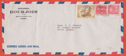 CUBA LETTRE PAR AVION DE 1959 POUR PARIS FRANCE - Briefe U. Dokumente