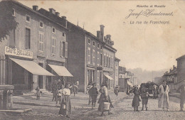 JOEUF - MEURTHE ET MOSELLE -  (54)  -  CPA TRES ANIMEE - RUE DE FRANCHEPRE.... - Homecourt