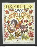 Slovaquie 2017 Yver712 ** PAQUES Non Dentelé Auto Adhésif Peinture Tradfitionnelle De VAJNORY - Unused Stamps