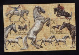 Bloc 2005 Yvert BF 24 Neuf Chevaux /  Sheet 2005 Mint Mi Block 24 Horses - Blocks & Kleinbögen