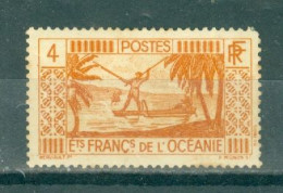 OCEANIE - N°87* MH Trace De Charnière SCAN DU VERSO. Pêcheur. - Neufs