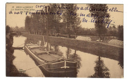 59 - Nord    Berlaimont   La Sambre (Vue Prise Du Pont)    BATEAU PENICHE - Autres & Non Classés