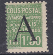 France Colis Postaux N° 86 X  Livraison Par Exprès : 1 F.50 Vert,  Trace De Charnière Sinon TB - Mint/Hinged