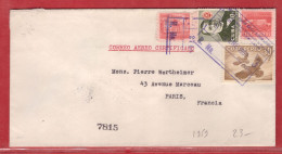 CUBA LETTRE RECOMMANDEE DE 1959 POUR PARIS FRANCE - Brieven En Documenten